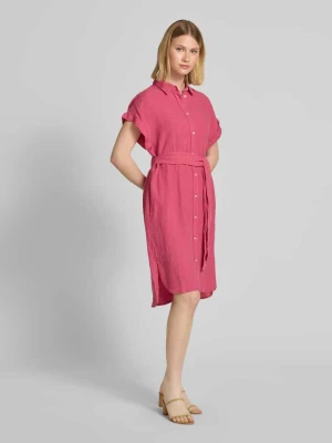 Sukienka casualowa taliowana z czystego lnu Marc O'Polo