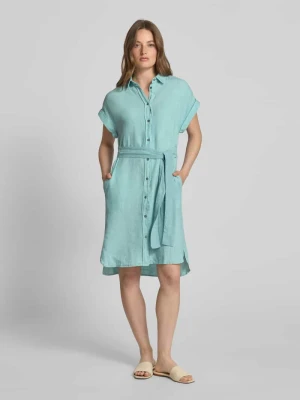 Sukienka casualowa taliowana z czystego lnu Marc O'Polo