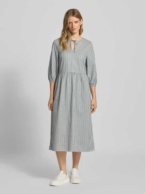 Sukienka casualowa taliowana z czystej bawełny Marc O'Polo DENIM