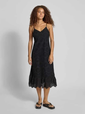 Sukienka casualowa taliowana z czystej bawełny model ‘VILDE’ Pieces