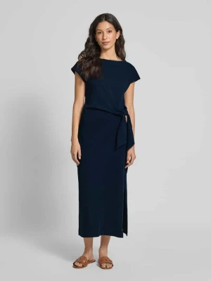 Sukienka casualowa taliowana z czystej bawełny Tommy Hilfiger
