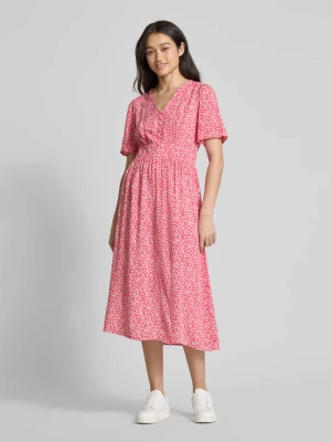 Sukienka casualowa taliowana z czystej wiskozy model ‘TALA’ Pieces