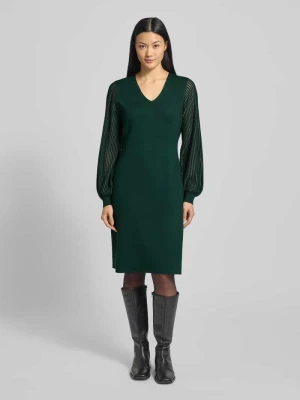 Sukienka casualowa taliowana z mieszanki wiskozy s.Oliver BLACK LABEL