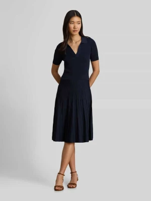 Sukienka casualowa z mieszanki wiskozy Lauren Ralph Lauren
