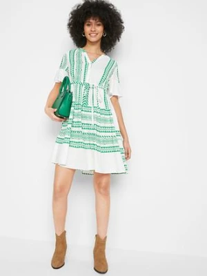 Sukienka ciążowa i do karmienia ze zrównoważonej wiskozy bonprix