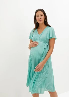 Sukienka ciążowa plisowana bonprix