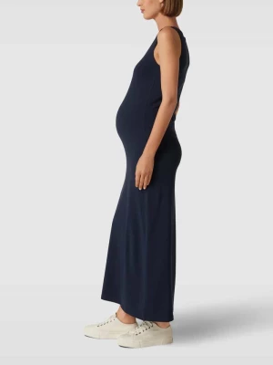 Sukienka ciążowa w jednolitym kolorze model ‘MIA’ Mamalicious