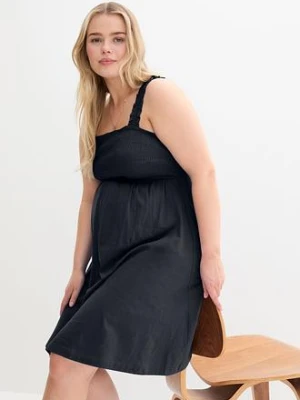 Sukienka ciążowa z bawełny organicznej (2 szt.) bonprix