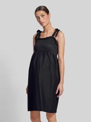 Sukienka ciążowa z marszczonymi detalami model ‘CLEA’ Mamalicious
