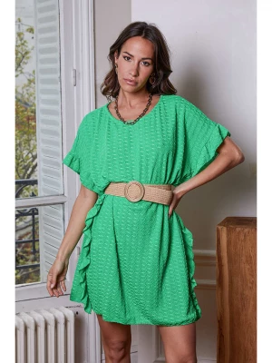 Joséfine Sukienka "Codji" w kolorze zielonym rozmiar: L