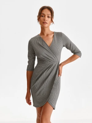 Sukienka damska beżowa, beżowa - SSU4041BE sukienka, sukienka - TOP SECRET, TOP SECRET - Odzieżowy sklep internetowy TOP SECRET