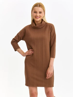 Sukienka damska beżowa - SSU4516BE sukienka - TOP SECRET - Odzieżowy sklep internetowy TOP SECRET