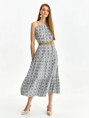 Sukienka damska biała - SSU4392BI sukienka - TOP SECRET - Odzieżowy sklep internetowy TOP SECRET