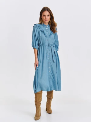 Sukienka damska błękitna - SSU4630BL sukienka - TOP SECRET - Odzieżowy sklep internetowy TOP SECRET