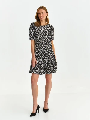 Sukienka damska czarna, czarna - SSU4451CA sukienka, sukienka - TOP SECRET, TOP SECRET - Odzieżowy sklep internetowy TOP SECRET