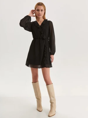 Sukienka damska czarna - SSU4157CA sukienka - TOP SECRET - Odzieżowy sklep internetowy TOP SECRET