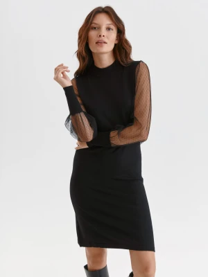Sukienka damska czarna - SSU4175CA sukienka - TOP SECRET - Odzieżowy sklep internetowy TOP SECRET