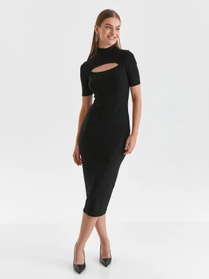 Sukienka damska czarna - SSU4191CA sukienka - TOP SECRET - Odzieżowy sklep internetowy TOP SECRET