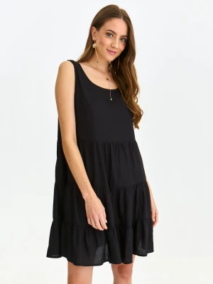 Sukienka damska czarna - SSU4415CA sukienka - TOP SECRET - Odzieżowy sklep internetowy TOP SECRET