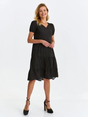 Sukienka damska czarna - SSU4422CA sukienka - TOP SECRET - Odzieżowy sklep internetowy TOP SECRET