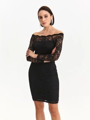 Sukienka damska czarna - SSU4550CA sukienka - TOP SECRET - Odzieżowy sklep internetowy TOP SECRET