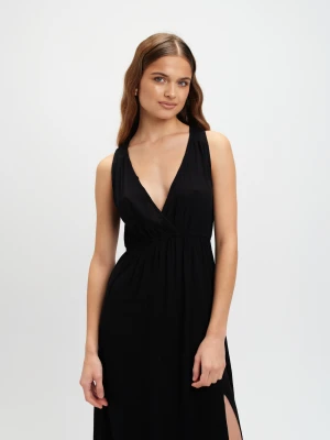 Sukienka damska czarna - SSU4695CA sukienka - TOP SECRET - Odzieżowy sklep internetowy TOP SECRET