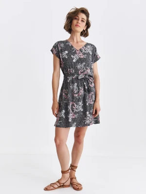 Sukienka damska czarna - SSU4711CA sukienka - TOP SECRET - Odzieżowy sklep internetowy TOP SECRET