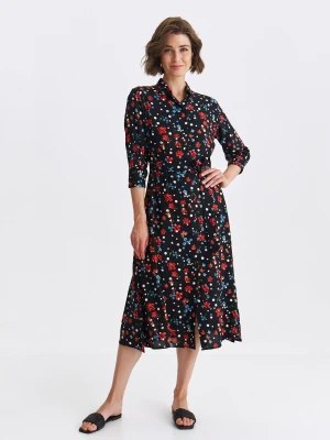 Sukienka damska czarna - SSU4718CA sukienka - TOP SECRET - Odzieżowy sklep internetowy TOP SECRET