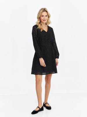 Sukienka damska czarna - SSU4741CA sukienka - TOP SECRET - Odzieżowy sklep internetowy TOP SECRET