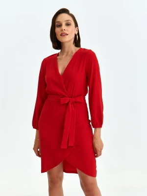 Sukienka damska czerwona - SSU4434CE sukienka - TOP SECRET - Odzieżowy sklep internetowy TOP SECRET