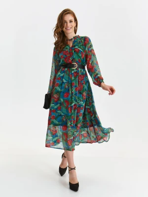 Sukienka damska czerwona - SSU4587CE sukienka - TOP SECRET - Odzieżowy sklep internetowy TOP SECRET