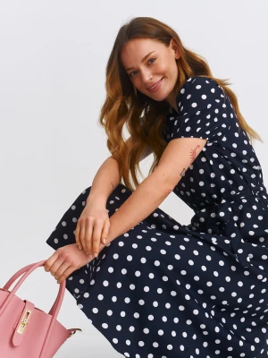 Sukienka damska granatowa - SSU4678GR sukienka - TOP SECRET - Odzieżowy sklep internetowy TOP SECRET