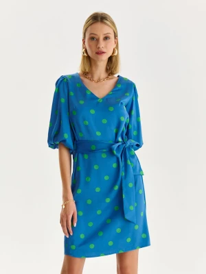 Sukienka damska niebieska - SSU4286NI sukienka - TOP SECRET - Odzieżowy sklep internetowy TOP SECRET