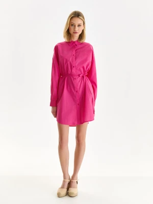 Sukienka damska różowa - SSU4285RO sukienka - TOP SECRET - Odzieżowy sklep internetowy TOP SECRET