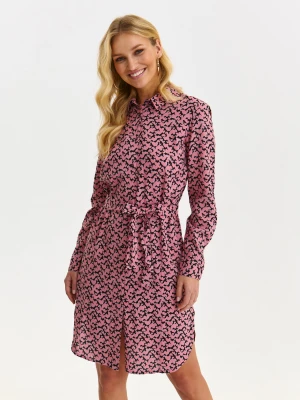 Sukienka damska różowa - SSU4570RO sukienka - TOP SECRET - Odzieżowy sklep internetowy TOP SECRET