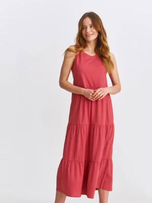 Sukienka damska różowa - SSU4658RO sukienka - TOP SECRET - Odzieżowy sklep internetowy TOP SECRET