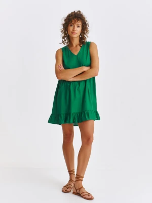 Sukienka damska zielona - SSU4688ZI sukienka - TOP SECRET - Odzieżowy sklep internetowy TOP SECRET