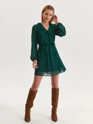 Sukienka damska zielona, zielona - SSU4158ZI sukienka, sukienka - TOP SECRET, TOP SECRET - Odzieżowy sklep internetowy TOP SECRET
