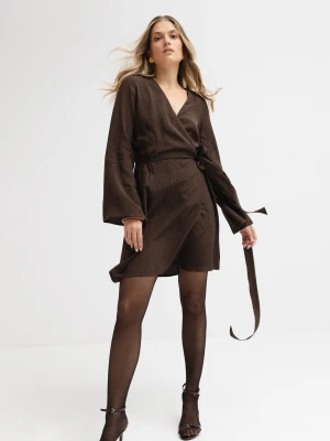 SUKIENKA DARIA CZEKOLADOWA L - Flawless