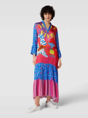 Sukienka długa z wiskozy model ‘Joy! de Vivre’ miss goodlife