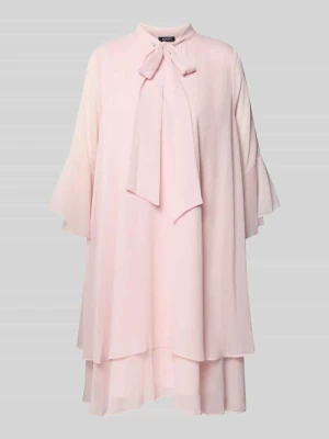 Sukienka do kolan z detalem kokardy model 'Denia' Joop!