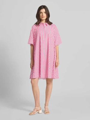 Sukienka do kolan z kołnierzem kent model 'Doresa' Joop!