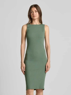 Sukienka do kolan z mieszanka bawełny model 'RUBY' Vero Moda