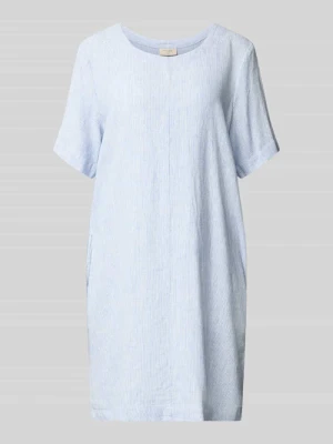 Sukienka do kolan z mieszanka lnu model 'Lava' FREE/QUENT