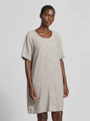 Sukienka do kolan z mieszanka lnu model 'Lava' FREE/QUENT