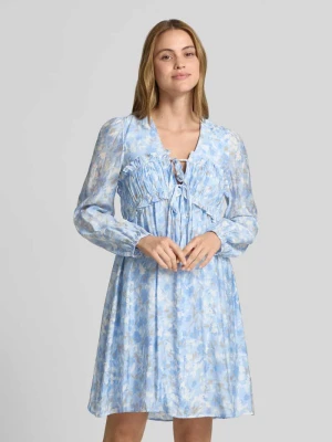 Sukienka do kolan z mieszanka wiskozy model 'Pipiana' MbyM