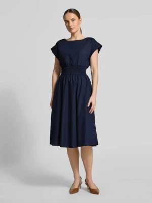 Sukienka do kolan z okrągłym dekoltem Christian Berg Woman Selection