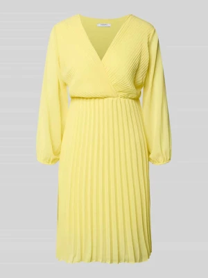 Sukienka do kolan z plisami model 'Im44sa' ZABAIONE