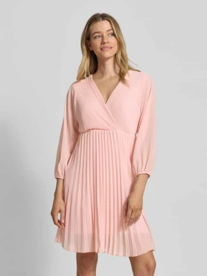 Sukienka do kolan z plisami model 'Im44sa' ZABAIONE