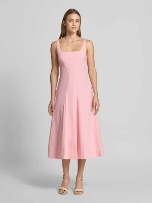 Sukienka do kolan z prostokątny dekolt model 'WILLOW' Staud